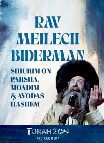 R’ Meilech Biderman Parsha & Moadim